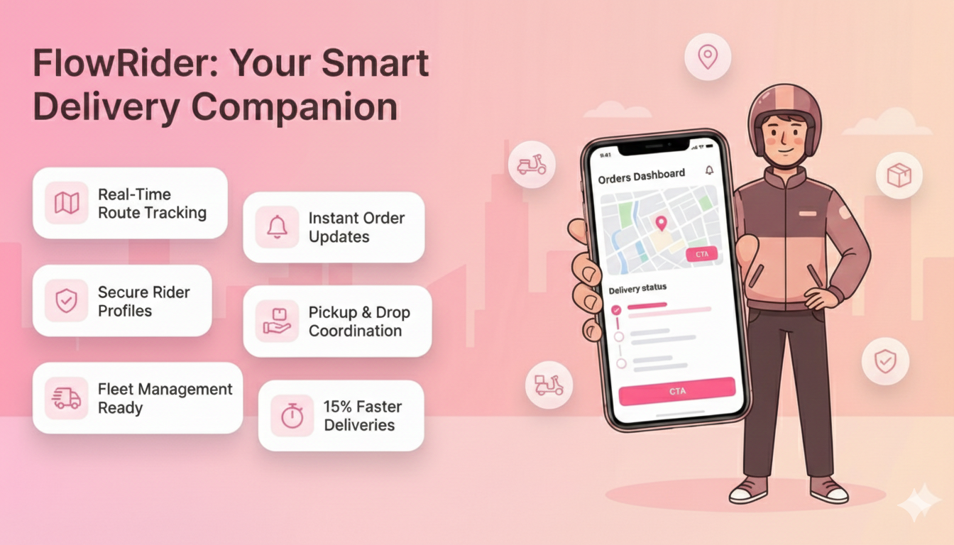 FlowRider Smart Delivery Companion App